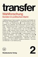 Wahlforschung: Sonden Im Politischen Markt 353111350X Book Cover