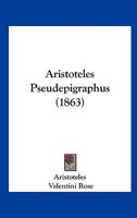 Aristoteles Pseudepigraphus 1165315629 Book Cover