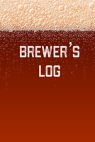 Brewer's Log: Home Beer Brewing Recipe and Logbook 1698519699 Book Cover