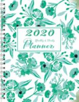 2020 Monthly and Weekly Planner: Twelve Months Calendar Planner from JAN 2020 to DEC 2020 with Monthly and Weekly View, Birthday, Password, Goals, To ... Blue Flower Blossom Cover (12 Month Planner) 1691244031 Book Cover