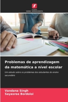 Problemas de aprendizagem da matemática a nível escolar (Portuguese Edition) 6206482510 Book Cover