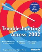 Troubleshooting Microsoft Access 2002 0735614881 Book Cover