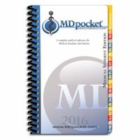 MDPocket Medical Reference Guide, 2016, Medical Student Edition 1943991081 Book Cover