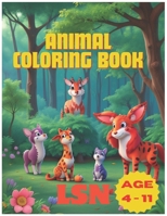 Magical World of Animals: Children's Coloring Book B0CV7G5CGV Book Cover