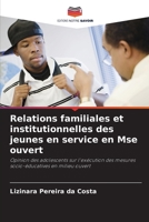 Relations familiales et institutionnelles des jeunes en service en Mse ouvert 6207296990 Book Cover