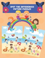 Spot the Differences Picture Puzzles: B098CZ1MJG Book Cover