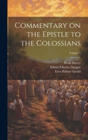 Commentary on the Epistle to the Colossians 3337379079 Book Cover
