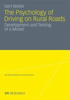 The Psychology of Driving on Rural Roads 3531175297 Book Cover