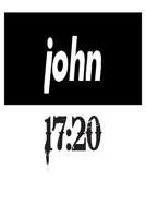 John 17: 20: 6x9 College Ruled Line Paper 150 Pages 1074096193 Book Cover