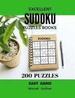 Excellent Sudoku Puzzles Books 200 Puzzles Easy Game 1548136131 Book Cover