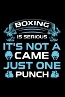 Boxing is serious It's not came just one Punch B083XX42VG Book Cover