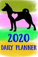 2020 Daily Planner: Basenji 2020 Daily Planner Calendar Schedule Organizer Appointment Journal Notebook For Basenji Dog Puppy Owners Lovers 1709931817 Book Cover