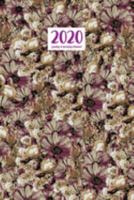 2020 Weekly & Monthly Planner: January 1, 2020 - December 31, 2020 | Priorities and To Do Column | Goals Setting Page | Brown Daisy (Flowery Floral) 1691603813 Book Cover
