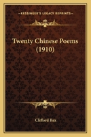 Twenty Chinese Poems 0548853215 Book Cover
