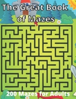 The Great Book of Mazes: 200 Mazes for Adults. B096TW6K98 Book Cover