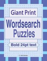 Giant Print Wordsearch Puzzles 1986005593 Book Cover