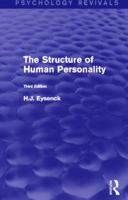 The Structure of Human Personality (Manual of Modern Psychology) 0415844436 Book Cover