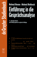 Einführung in die Gesprächsanalyse 3110172178 Book Cover