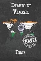 Diario di Viaggio India: 6x9 Diario di viaggio I Taccuino con liste di controllo da compilare I Un regalo perfetto per il tuo viaggio in India e per ogni viaggiatore 1675052719 Book Cover