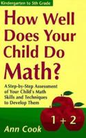 How Well Does Your Child Do Math?: A Step-By-Step Assessment of Your Child's Math Skills and Techniques to Develop Them (How Well Does Your Child Do in School) 1564143023 Book Cover