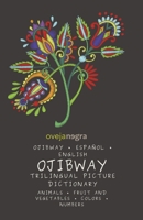 The Picture Dictionary in Ojibway: Ojibway - Español - English B09K21NSVB Book Cover