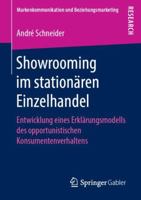 Showrooming Im Station�ren Einzelhandel: Entwicklung Eines Erkl�rungsmodells Des Opportunistischen Konsumentenverhaltens 3658249633 Book Cover