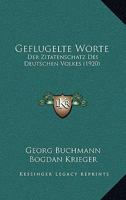 Geflügelte Worte 3743409046 Book Cover