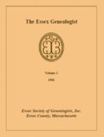 The Essex Genealogist, Volume 1, 1981 0788403540 Book Cover