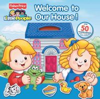 Fisher-Price Little People Welcome to Our House Panorama Stickerbook 0794417736 Book Cover