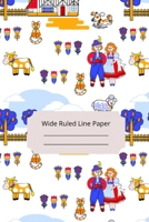 Farm Landscape Theme Art Wide Ruled Line Paper 1652935320 Book Cover