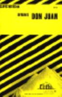 Don Juan (Cliffs Notes) 0822004119 Book Cover