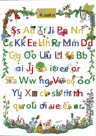 Jolly Phonics Letter Sound Poster: In Print Letters (American English edition) 1844141071 Book Cover