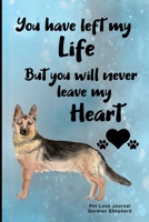 Pet Loss Journal German Shepherd: Guided Prompt Keepsake Workbook 1707966508 Book Cover