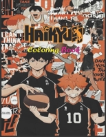 Haikyuu Coloring Book: Great Volleyball Sport Anime, Haikyuu Fans Gift For Kids And Adults B09TDT5B8V Book Cover