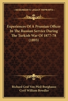 Experiences of a Prussian Officer in the Russian Service 1018280561 Book Cover