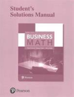 Student Solutions Manual for Business Math 0133355381 Book Cover