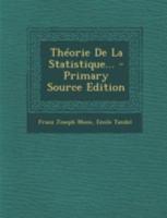 Théorie De La Statistique... 1021279943 Book Cover