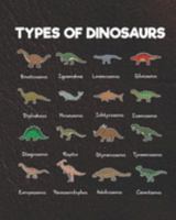 Types of Dinosaurs: Dinosaur Planner for Kids and Adults 1691746193 Book Cover