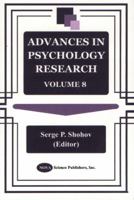 Advances in Psychology Research 1590331249 Book Cover