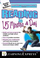 Junior Skill Builders: Reading in 15 Minutes a Day: Junior Skills Builder (Junior Skill Builders) 1576856615 Book Cover