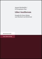 Liber Auxiliorum: Festgabe Fur Dieter Homig Zum Ausscheiden Vom Richteramt 3515089489 Book Cover