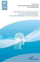 Recherche-intervention et accompagnement du changement en éducation (Pratiques En Formation) (French Edition) 2343067945 Book Cover