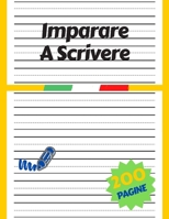 Imparare a Scrivere per bambini: 200 pagine di pratica / I primi passi per imparare a scrivere per i bambini da 3+ / Prescolastica bambini libri / ... a scrivere lettere e numeri (Italian Edition) B087CQ392J Book Cover