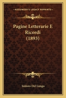 Pagine Letterarie E Ricordi 116022207X Book Cover