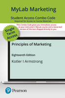 MyMarketingLab with Pearson eText Student Access Code Card for Marketing Management 0136715109 Book Cover