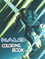Halo Coloring Book: Halo Coloring Book : A Great Coloring Book for Kids and Fans - 50 Premium Quality Pages B08FXCMQ4Q Book Cover