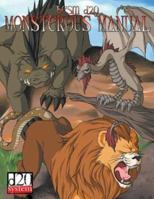 BESM D20 Monsterous Manual: BESM D20 Supplement 1894938178 Book Cover