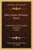 Selected essays (Essay index reprint series) 1378641930 Book Cover