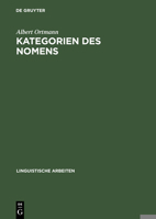 Kategorien Des Nomens: Schnittstellen Und Okonomie 3484304588 Book Cover