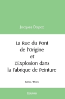 La Rue du Pont de l'Origine et L'Explosion dans la Fabrique de Peinture (French Edition) 2414551275 Book Cover